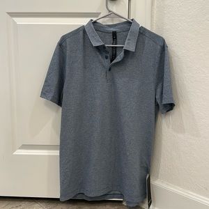 Lululemon Men's Evolution Polo Pique Blue Large